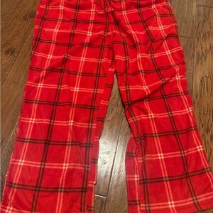 Wondershop Red plaid pajama bottoms size 3x